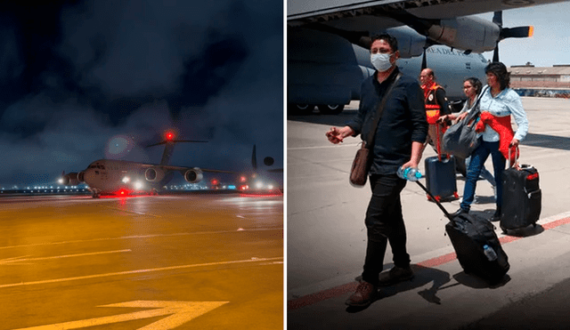 Peruanos deportados llegaron en horas de la madrugada. Foto: composición / Cancillería / LR